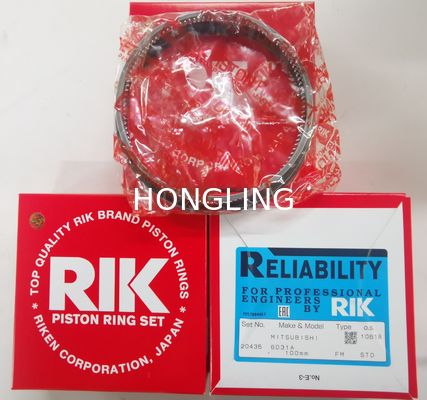 Diesel Engine 6D31 4D31 RIK Piston Rings 20435 For Mitsubishi Excavator Rebuilt Kit