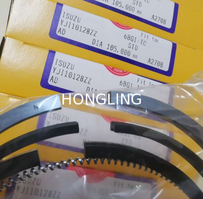 6BG1-TC ISUZU Piston Ring 105*3.5+2.5+4.0 Car Engine Parts 1-12121-115-0