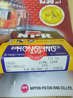 C190 C240 Piston Ring 9-12181-603-0 5-12181-027-0 9-12181-603-0 9-12181-605-0 For ISUZU Engine Parts