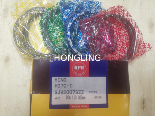 H07CT Piston Ring 13011-3470A 13011-3510A 13019-1340A For HINO Engine Parts