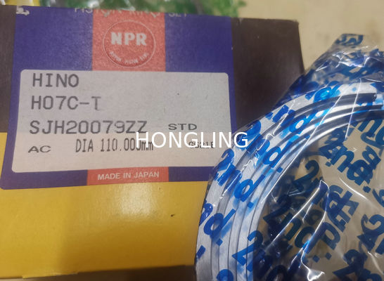 H07CT Piston Ring 13011-3470A 13011-3510A 13019-1340A For HINO Engine Parts