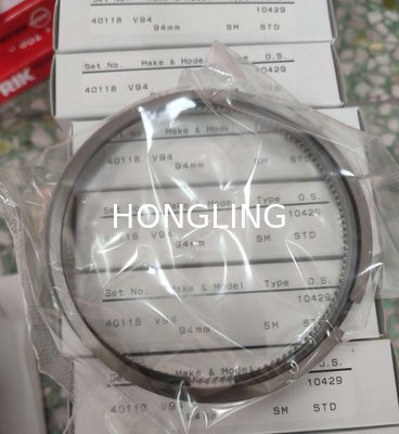 Japanese RIK Piston Rings, Isuzu C240 5-12121-021-0, Yangma 4TNE94 , Mitsubishi S4E, S4S  For Diesel Forklifts