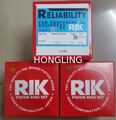 RIK Piston Rings With Daewoo DE12 Piston Ring 65.02503-8237 Komatsu 6D107 6754-31-2010 4955251  D6CA 133mm  S6N 160mm