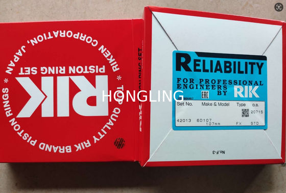 RIK Piston Rings With Daewoo DE12 Piston Ring 65.02503-8237 Komatsu 6D107 6754-31-2010 4955251  D6CA 133mm  S6N 160mm