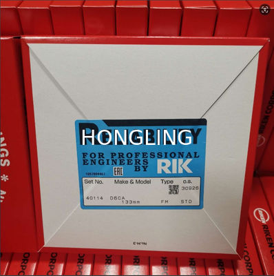 RIK Piston Rings With Daewoo DE12 Piston Ring 65.02503-8237 Komatsu 6D107 6754-31-2010 4955251  D6CA 133mm  S6N 160mm