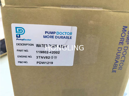 Alloy Steel Power Transmission Water Pump / Internal Combustion Rings 3TNV82 Water Pump Assy 119802-42002