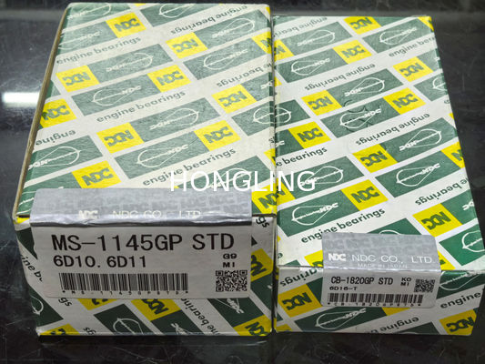 Alloy Steel NDC Bearing Phosphated for Pressure 6D14 6D16 Main bearing ME999199 ME995344～48