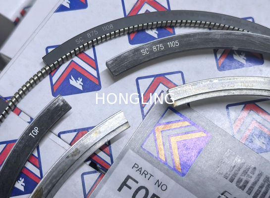 Phosphated Pressure Round Alloy Steel Piston Rings 3306 2W1709