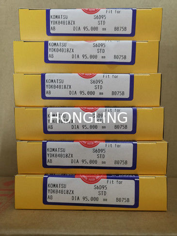 Komatsu matching piston ring 6D95 PC200-5 model OEM No:6207-31-2500