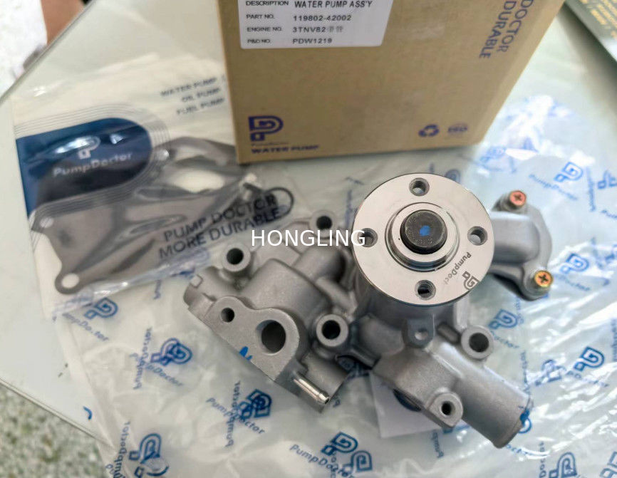 Alloy Steel Power Transmission Water Pump / Internal Combustion Rings 3TNV82 Water Pump Assy 119802-42002